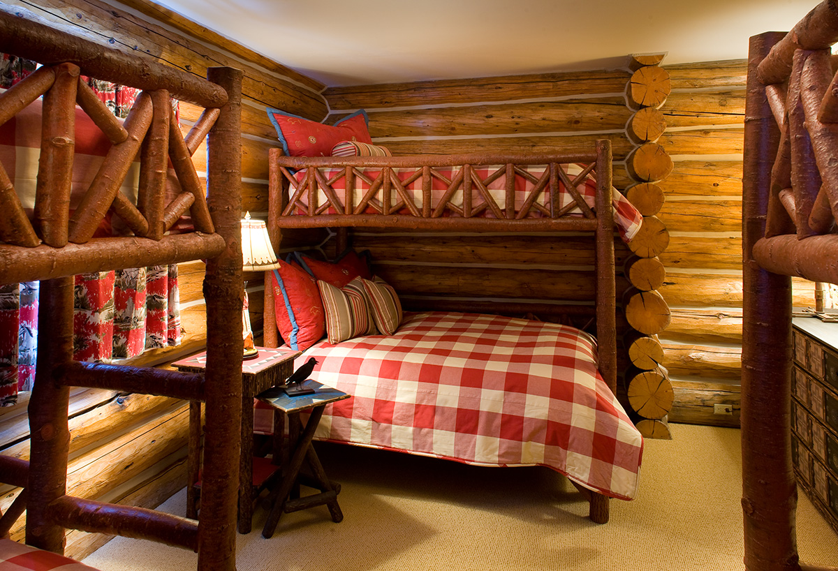 Rustic Log Bunk Bed by La Lune Collection