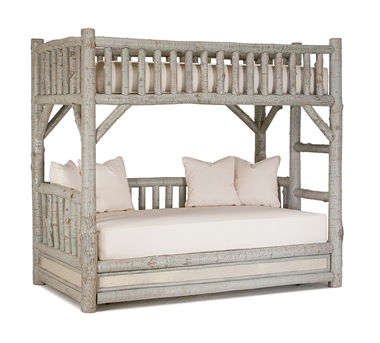 Bunk Bed w/Trundle #4259, Pewter finish, by La Lune Collection