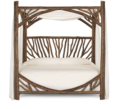 Rustic Canopy Bed # 4282 (King) by La Lune Collection