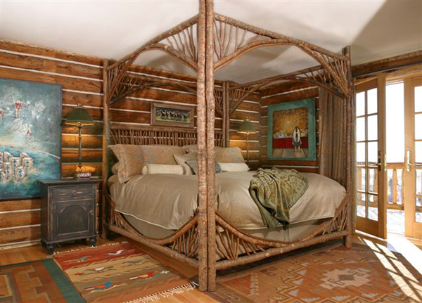 La Lune Canopy Bed #4280 - Laurie Waterhouse Interiors