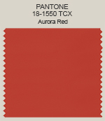 Pantone Aurora Red
