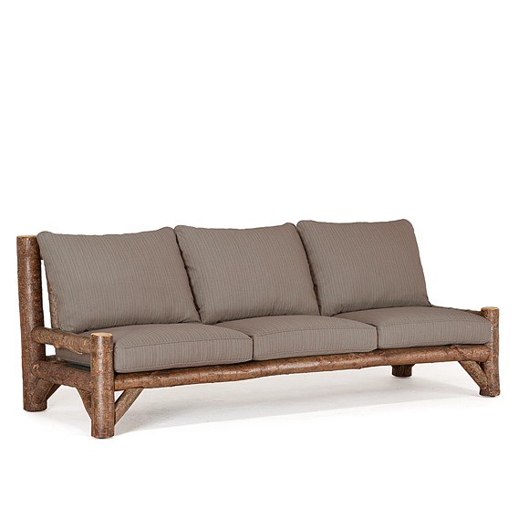 Rustic Armless Sofa #1632 (Shown in Natural Finish)