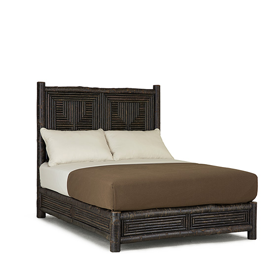 Rustic Bed Queen #4264 (Shown in Ebony Finish)