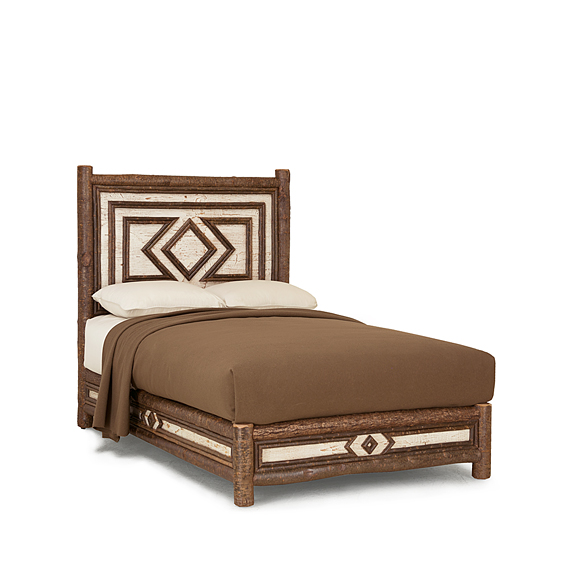 Rustic Bed Full #4712 (Shown in Natural Finish)