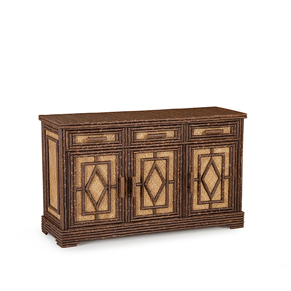 Rustic Buffet #2520 shown in Natural Finish (on Bark)