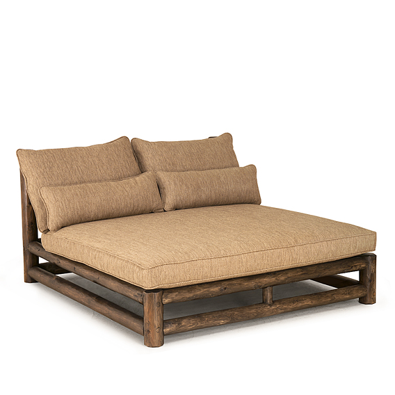 Rustic Double Chaise #1598 (Shown in Kahlua Finish)