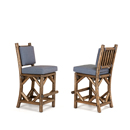 Rustic Bar Stool #1139 (Shown in Kahlua Finish with Optional Loose Seat Cushions) La Lune Collection