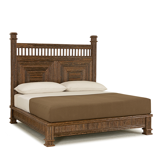 Rustic Bed King #4298 (Shown in Natural Finish)