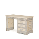 Rustic Desk #2174 (Shown in Whitewash Finish) La Lune Collection