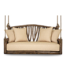 Rustic Hanging Daybed #4519 (Shown in Kahlua Finish) La Lune Collection