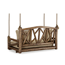 Rustic Porch Swing #1556 (Shown in Kahlua Finish) La Lune Collection