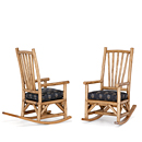 Rustic Rocking Chair #1190 (Shown in Natural Finish with Optional Loose Seat Cushion) La Lune Collection