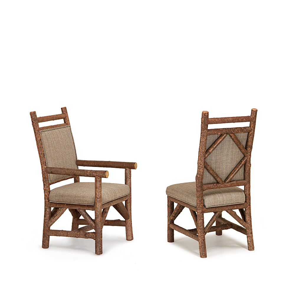 Rustic Dining Side Chair Arm Chair La Lune Collection