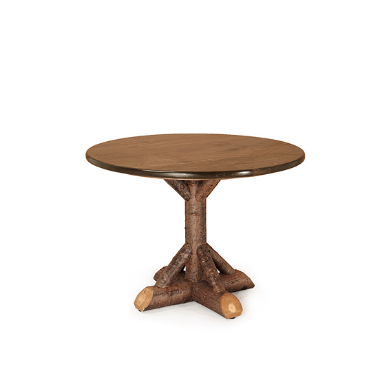 Rustic Dining Table #3047 (Shown in Natural Finish with Medium Pine Top)