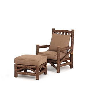 Rustic Club Chair & Ottoman