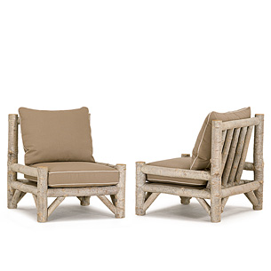 Rustic Armless Lounge Chair
