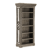 Rustic Bookcase with Five Adjustable Shelves #2506