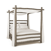 Rustic Canopy Bed Twin #4086