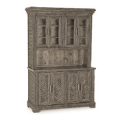 Rustic Hutch with Glass Doors #2043