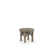 Rustic Side Table with Willow Top #3270