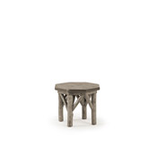 Rustic Side Table with Pine Top #3276