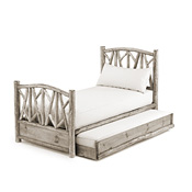 Rustic Trundle Bed Twin/Twin (Opens Right) #4510R